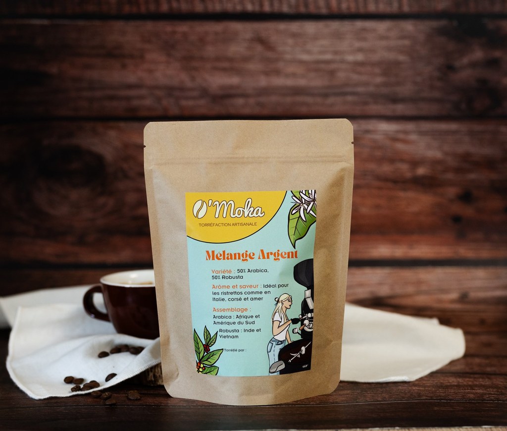 Café - Mélange Argent - 50% Arabica 50% Robusta