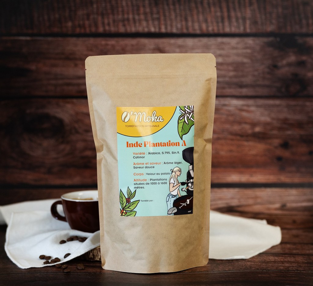 🇮🇳 Café d'Inde – Arabica Lavé Plantation A – Image 2