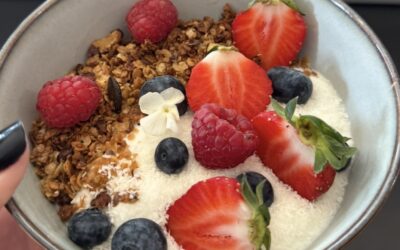 Le Granola Bowl 🫐🥥🍓🥝🍑
